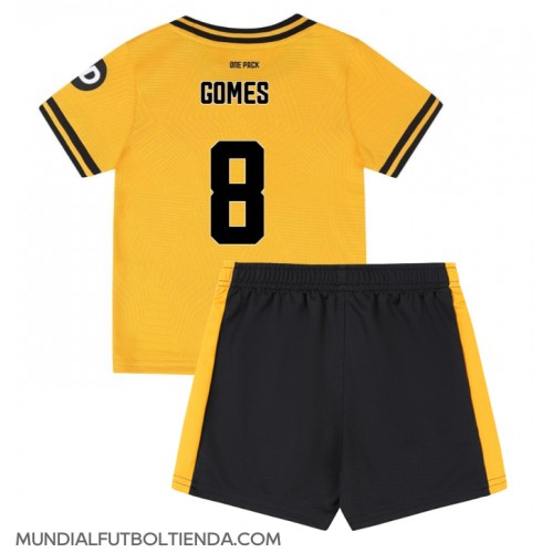 Camiseta Wolves Joao Gomes #8 Primera Equipación Replica 2024-25 para niños mangas cortas (+ Pantalones cortos)